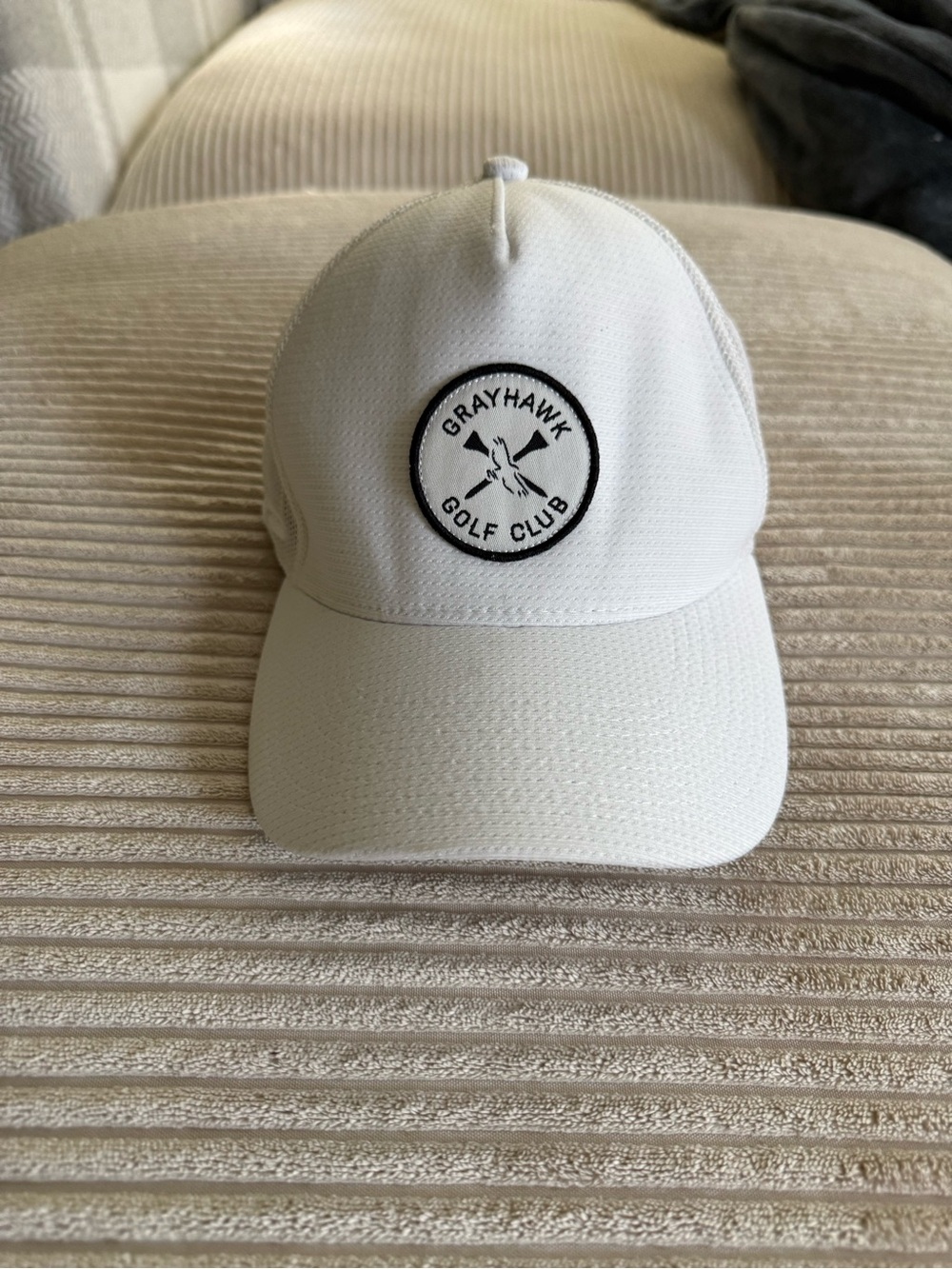 White Golf Hat - Grayhawk Golf Club
